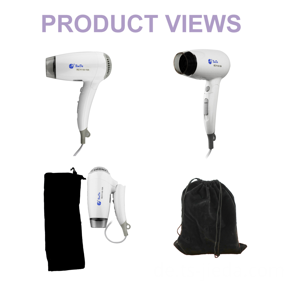 Klappbarer Haushaltsfön Folding household hair dryer